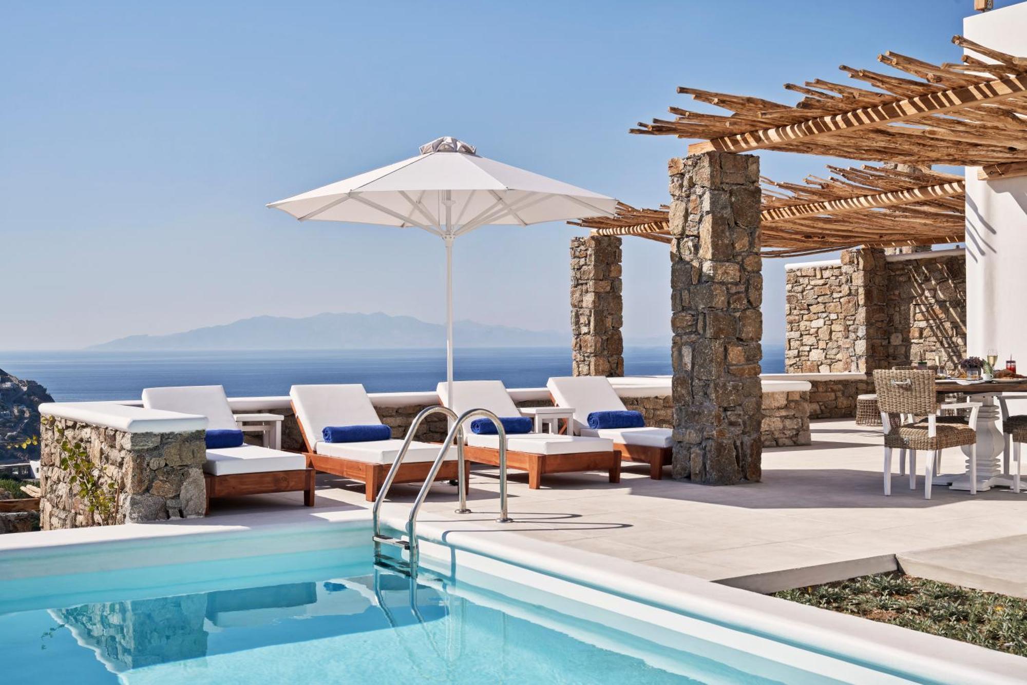 Katikies Villas Mykonos Elia  Eksteriør billede